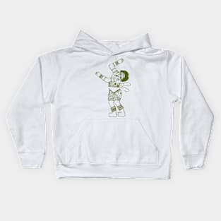 Aztec Woman's Dancing Kids Hoodie